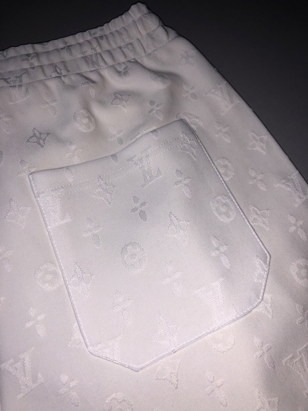 ブランドハーフパンツ素材ディテール